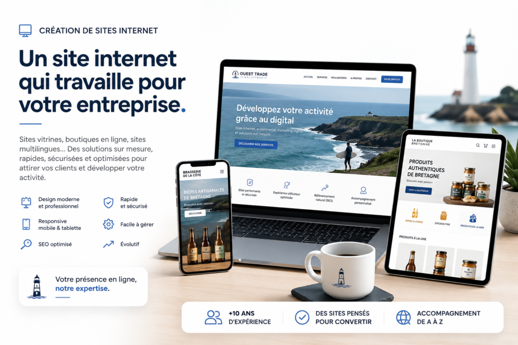 Création de sites Internet bretagne